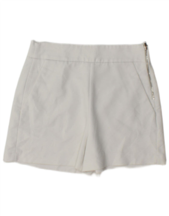 Pantaloncini chino da donna Zara XS W24 poliestere bianco