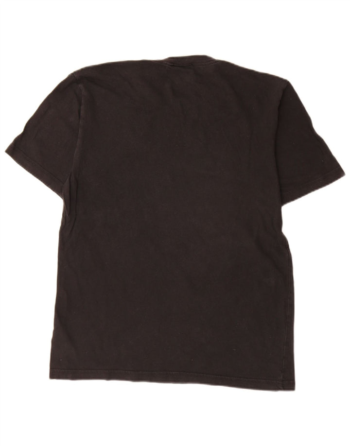 T-shirt grafica da uomo Adidas Top piccola in cotone nero