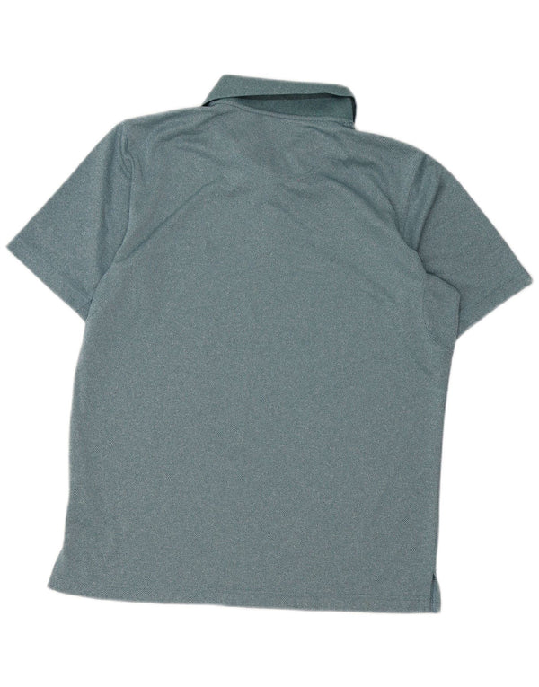 Polo da uomo Columbia in poliestere verde medio