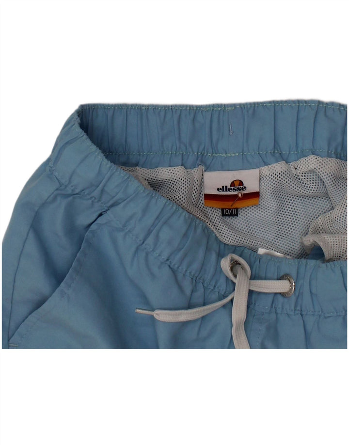 Pantaloncini da bagno grafici per ragazzi ELLESSE 10-11 anni in poliestere blu