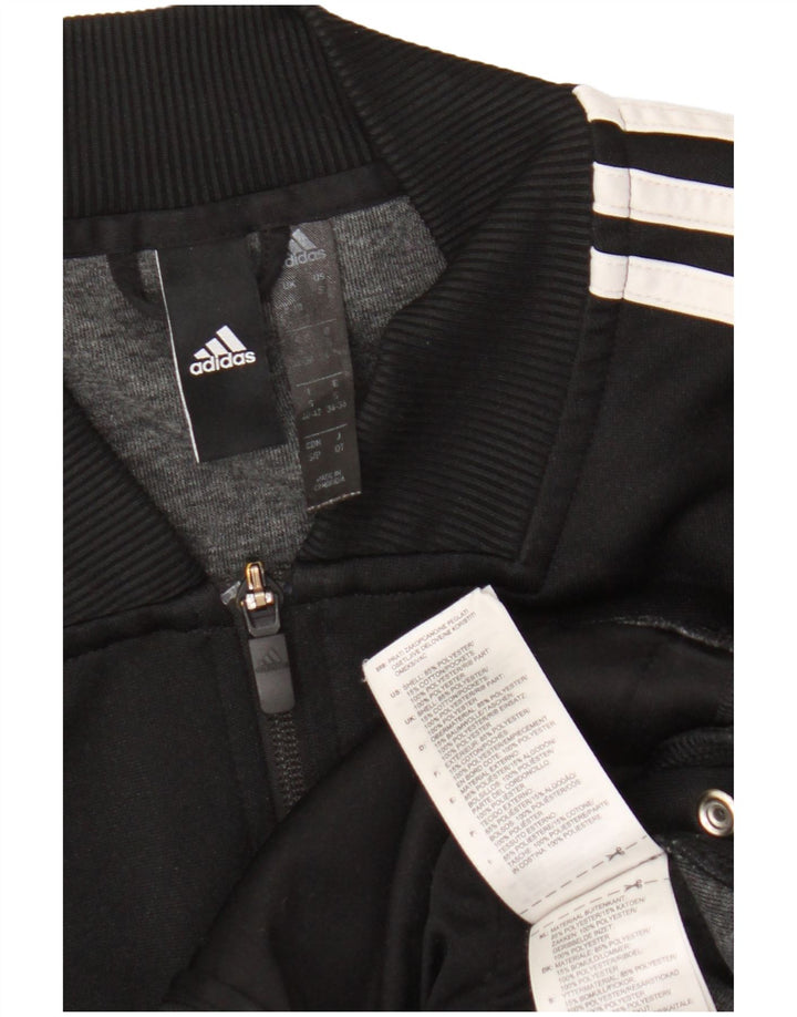 Giacca da tuta da donna Adidas UK 8/10 Small Black Colourblock