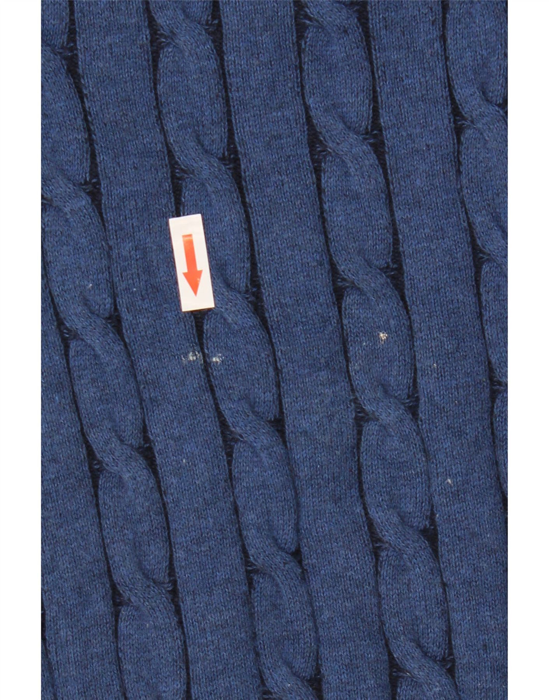 Maglione cardigan da uomo Marks & Spencer Blue Harbour, grande cotone blu