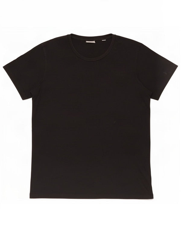 T-shirt grafica da uomo Jack & Jones Top piccola in cotone nero