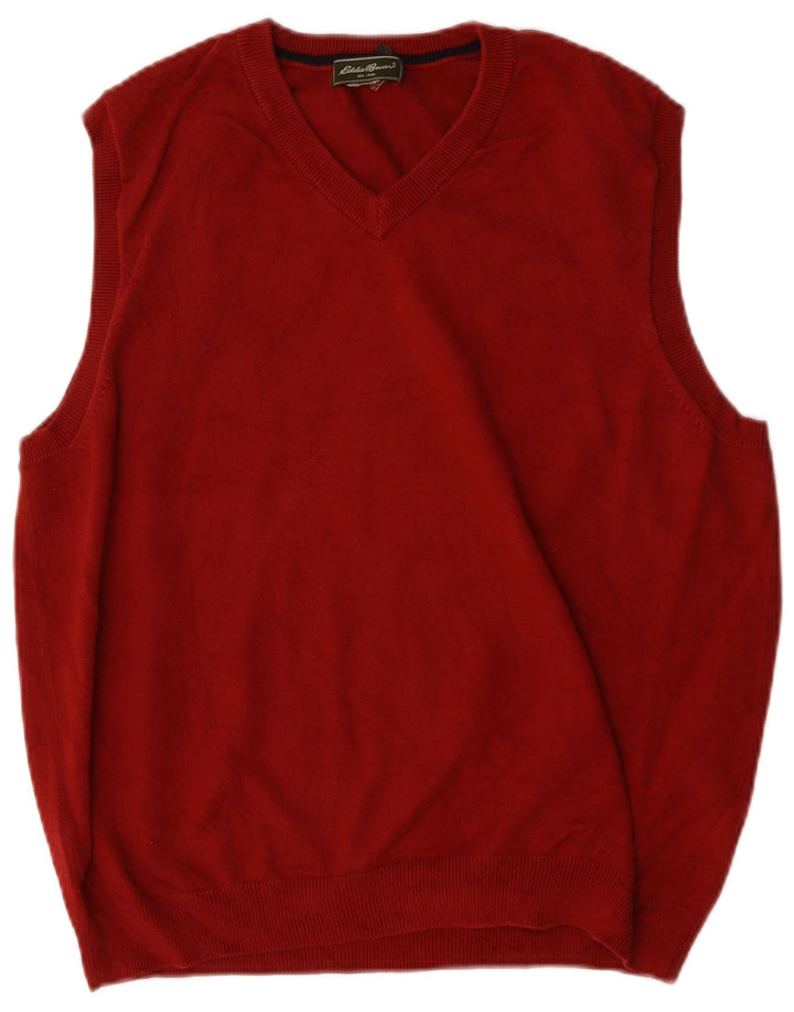 Canottiera da uomo Eddie Bauer in cotone bordeaux medio