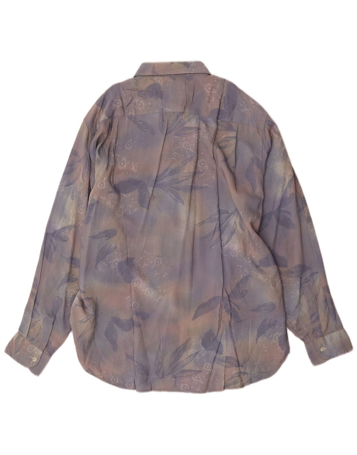 Camicia Uomo VINTAGE Large in Viscosa Floreale Floreale