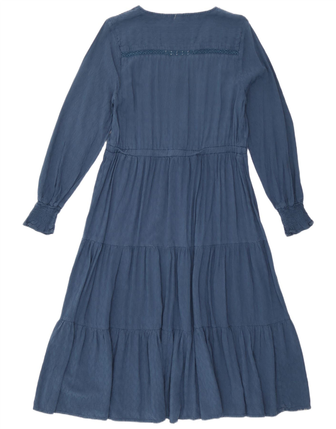 Abito a strati a maniche lunghe da donna White Stuff UK 12 Viscosa blu medio