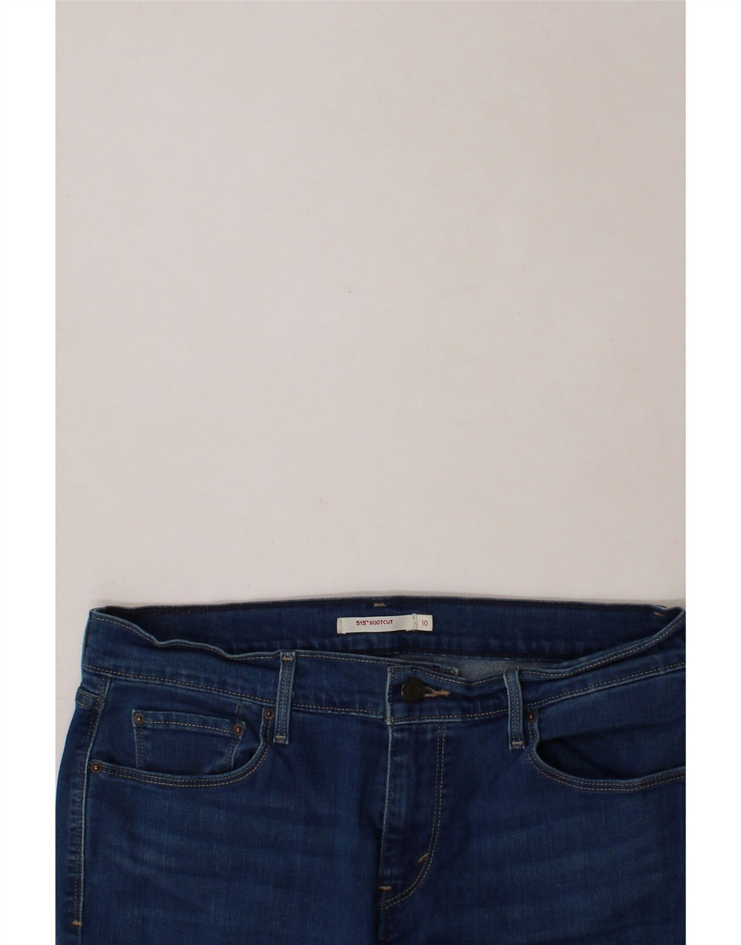 LEVI'S Womens 515 Bootcut Jeans US 10 Large W32 L29 Blue Cotton Vintage Levi's and Second-Hand Levi's from Messina Hembry 