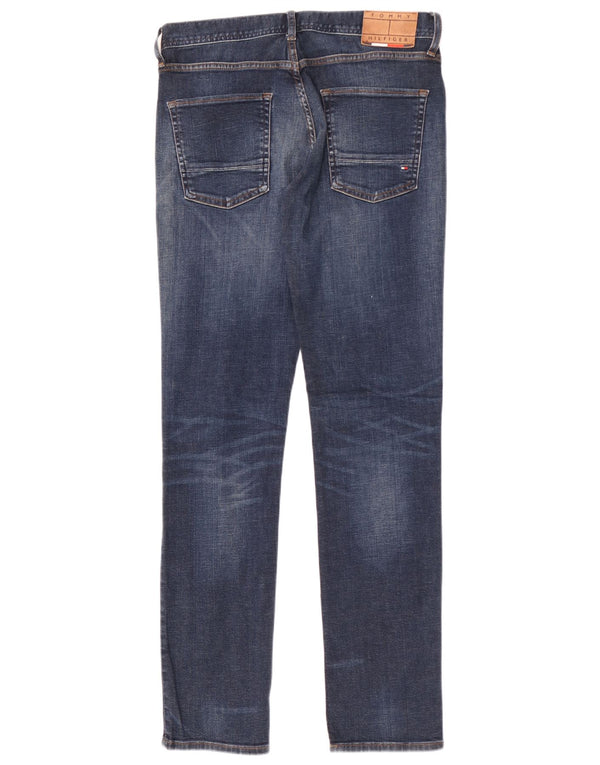 Jeans dritti Denton da uomo Tommy Hilfiger W32 L34 cotone blu
