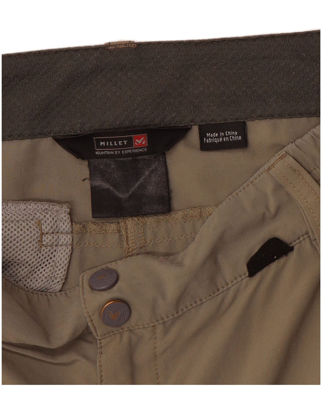 Pantaloncini cargo da uomo Millet W32 beige medio