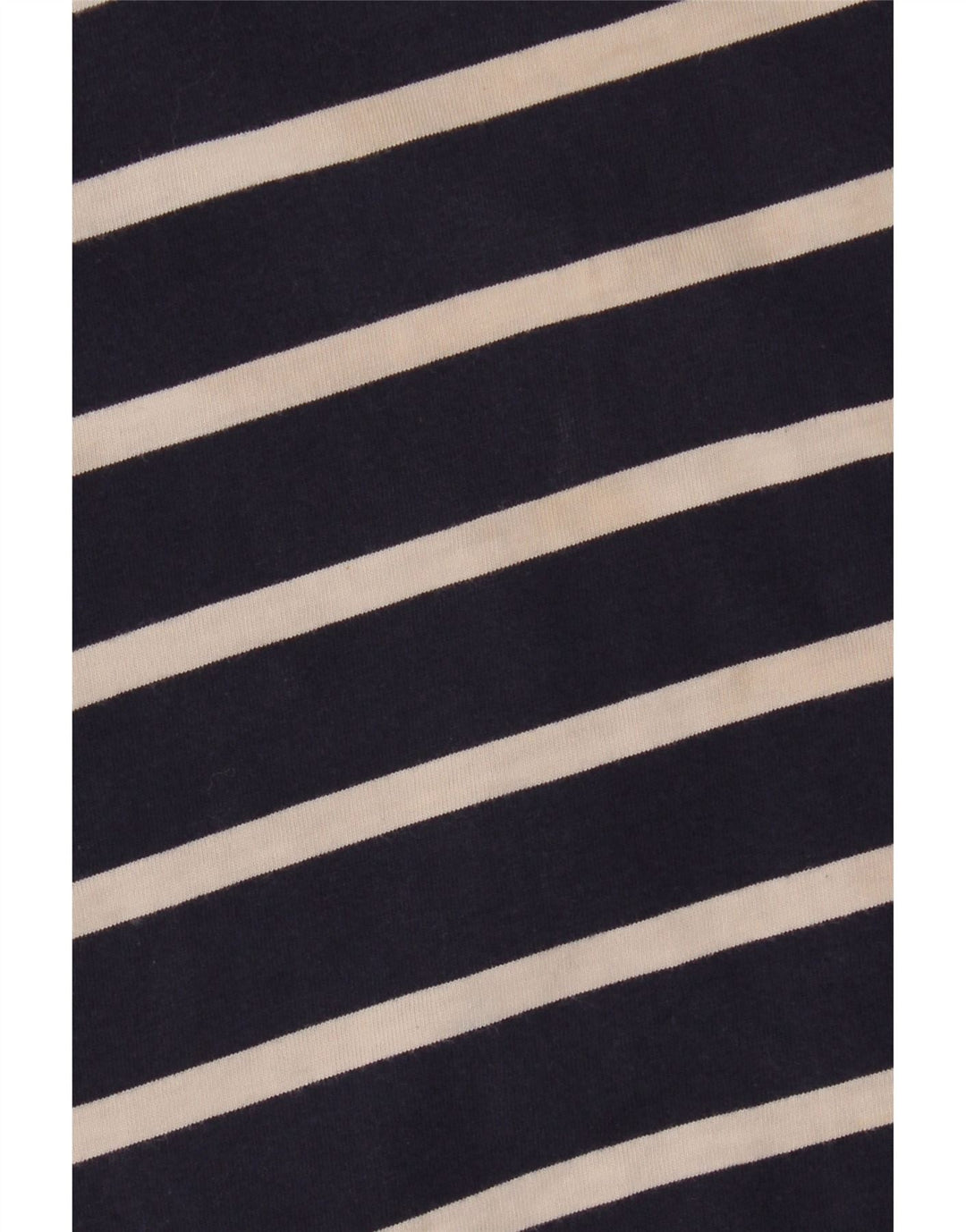 FAT FACE Top da donna a maniche lunghe UK 18 XL Cotone a righe blu navy