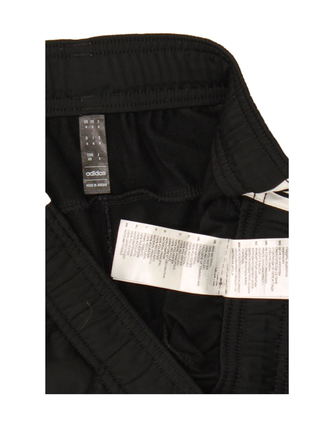 Pantaloni da tuta da uomo Adidas Joggers medio poliestere nero