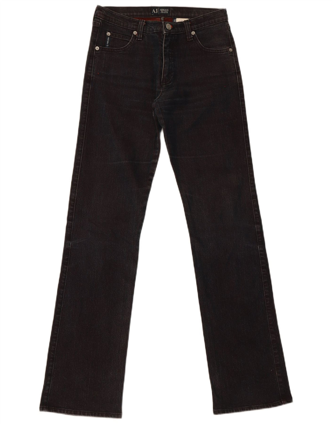 Jeans slim da donna Armani W27 L32 cotone nero