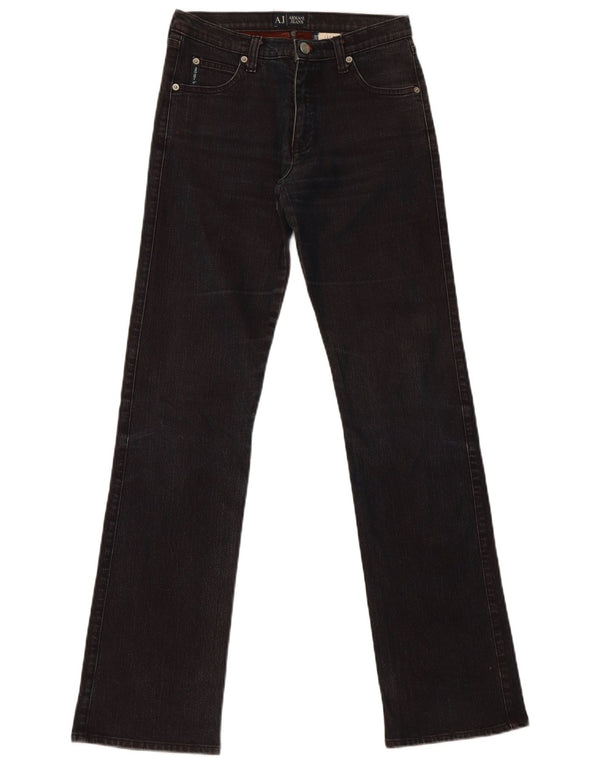 Jeans slim da donna Armani W27 L32 cotone nero