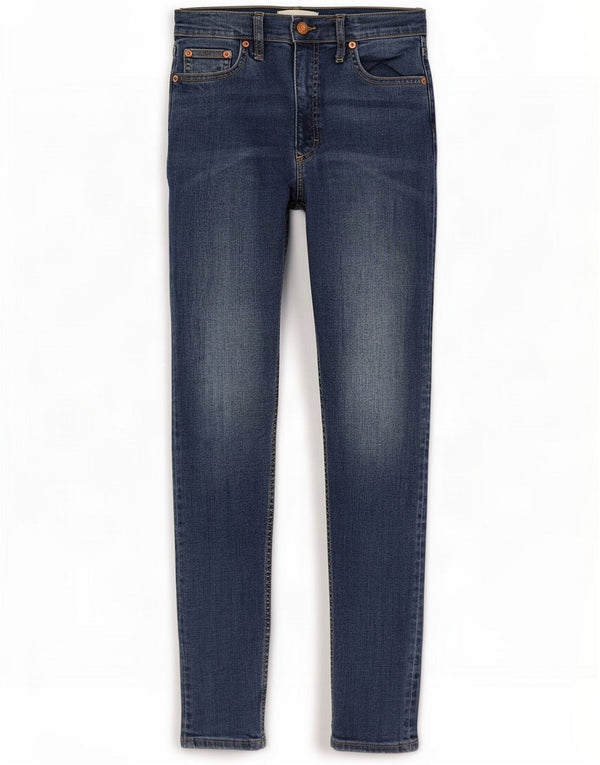 Jeans skinny da donna French Connection UK 10 piccoli W30 L28 Blu cotone