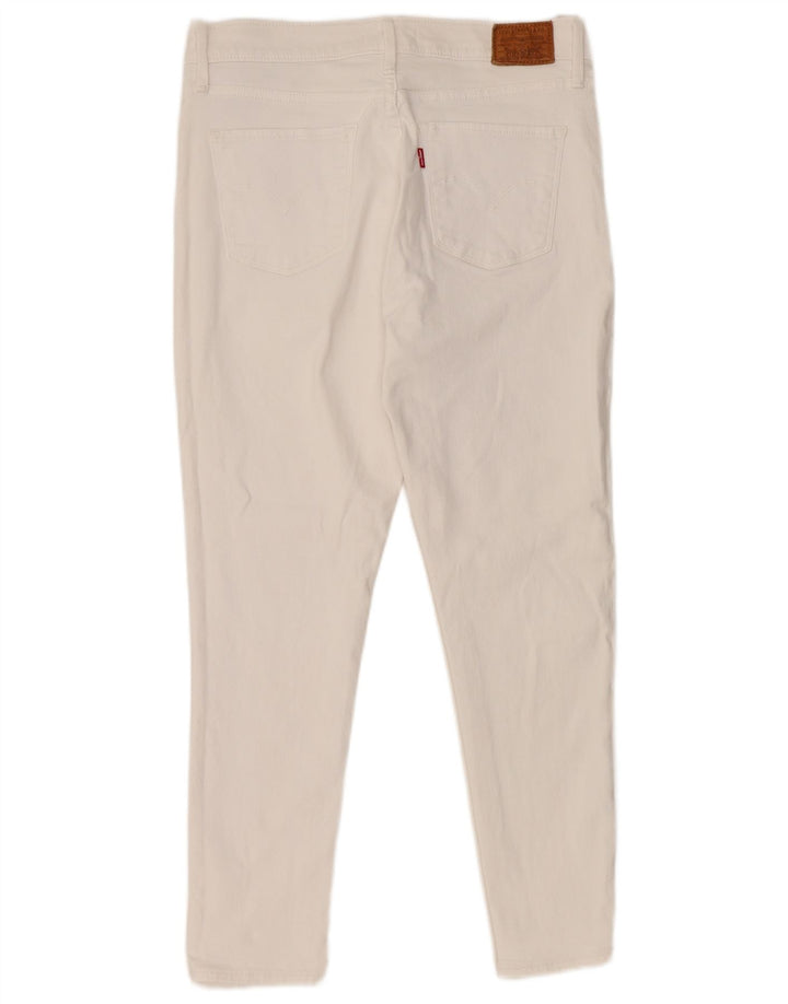 LEVI'S Jeans skinny modellanti 311 da donna W29 L26 cotone bianco