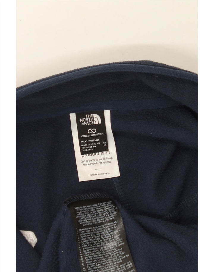 Giacca in pile da uomo THE NORTH FACE UK 38 Poliestere blu navy medio
