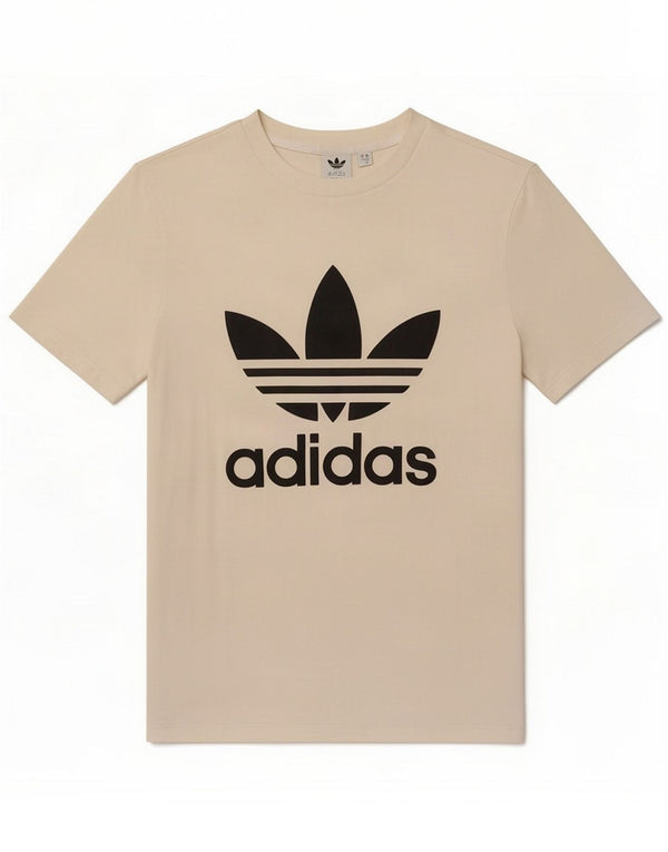 T-shirt grafica oversize da donna Adidas UK 6 XS cotone bianco