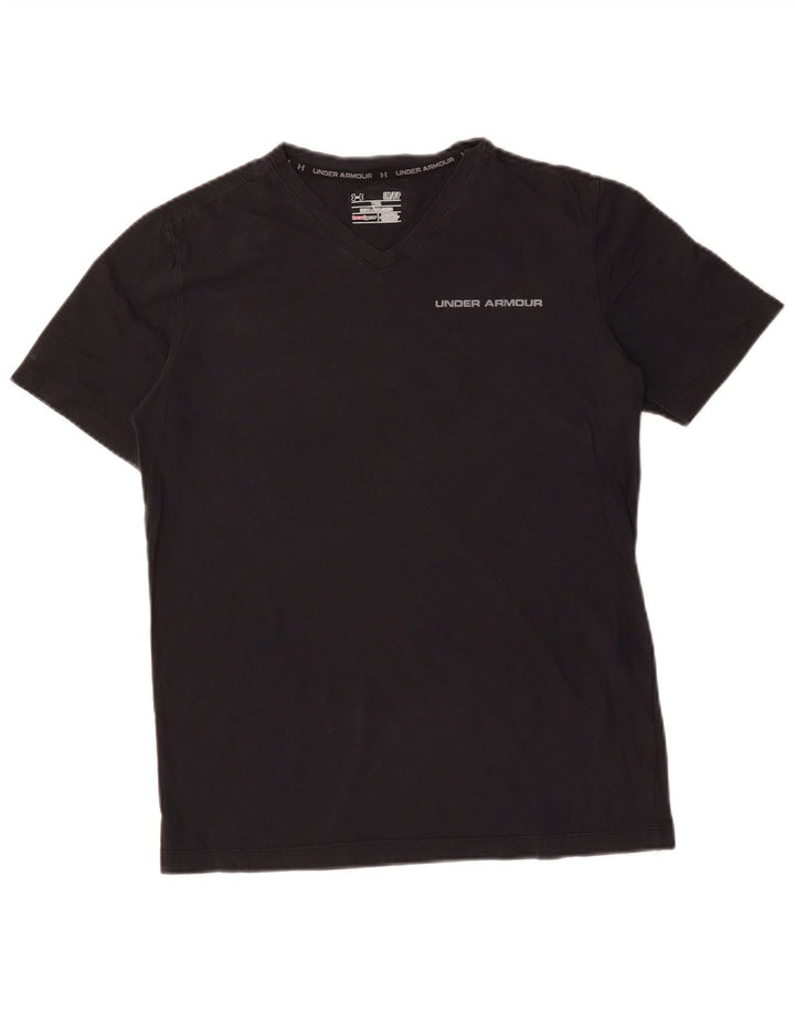 T-shirt Heat Gear da uomo UNDER ARMOUR Top piccola nera