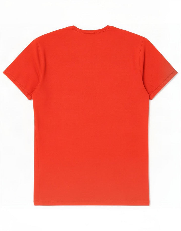 T-shirt da uomo Sun68 Top grande rosso cotone