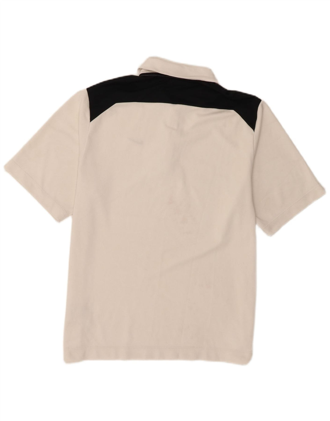 Polo Nike da uomo UK 38/41 poliestere color block bianco medio