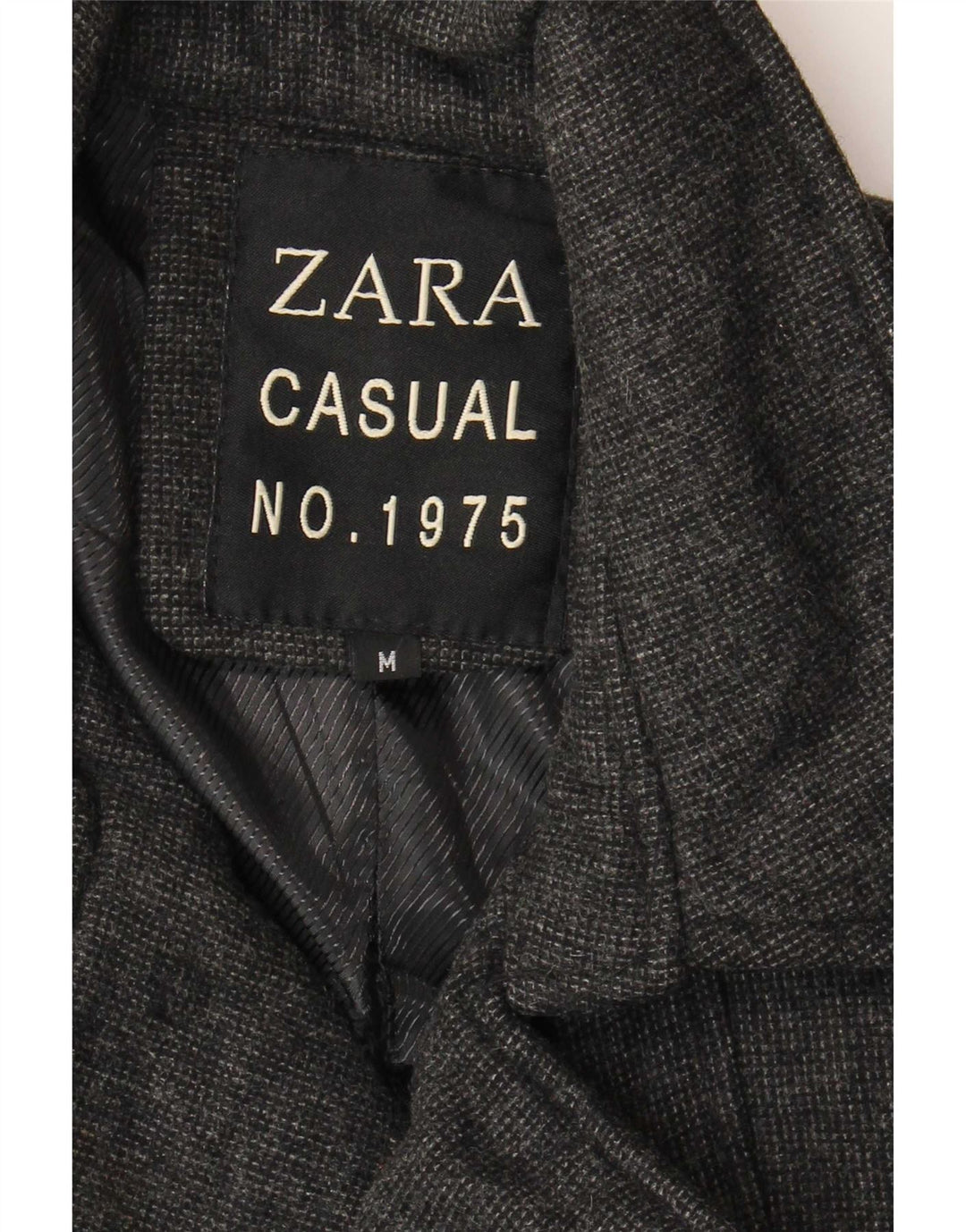 Cappotto da marinaio da uomo Zara UK 38 Grigio medio