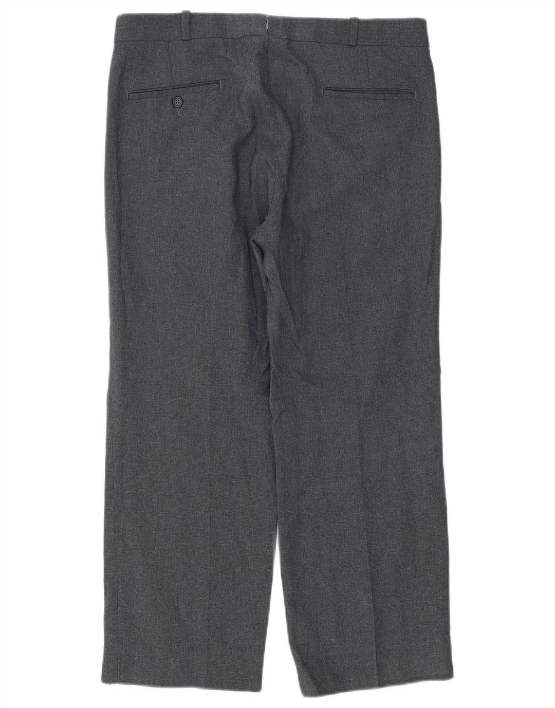 Pantaloni da completo da uomo a gamba larga Farah W32 L26 poliestere grigio