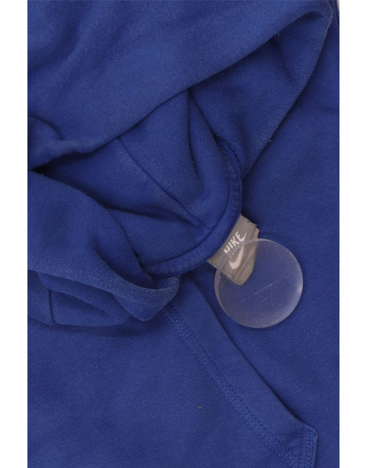 Felpa con cappuccio NIKE Air Graphic da uomo in cotone blu medio