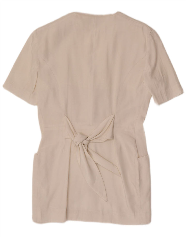 Giacca blazer a maniche corte da donna a 3 bottoni Sportstaff IT 42 Medio Bianco
