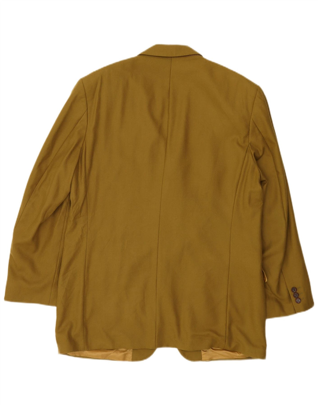 Giacca blazer a 3 bottoni Marks & Spencer da uomo UK 42 XL lana kaki