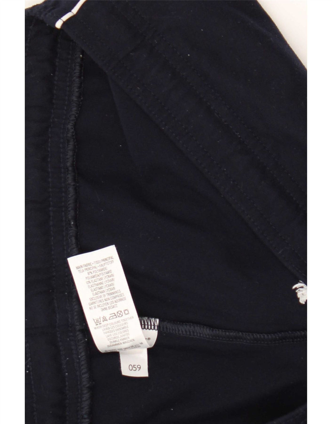 Pantaloni da tuta da donna Marks & Spencer UK 14 Large Blu Navy Poliammide