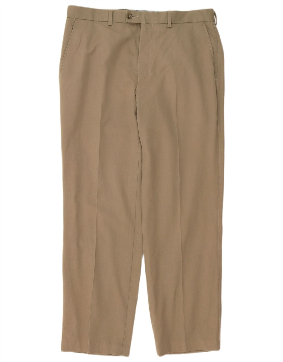 Pantaloni da abito da uomo Marks & Spencer W34 L31 Lana beige