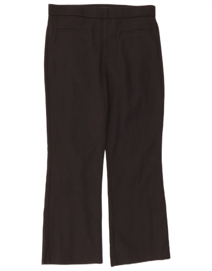 Pantaloni casual dritti regolari da donna Zara grandi W32 L26 neri
