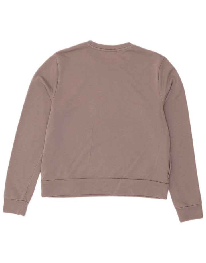 Felpa oversize con grafica da donna Under Armour, maglione UK 10 piccolo viola