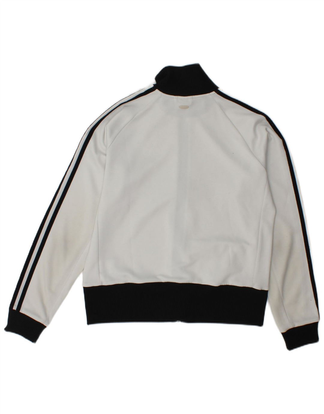 Giacca da tuta da donna Adidas UK 18 XL Poliestere color block bianco
