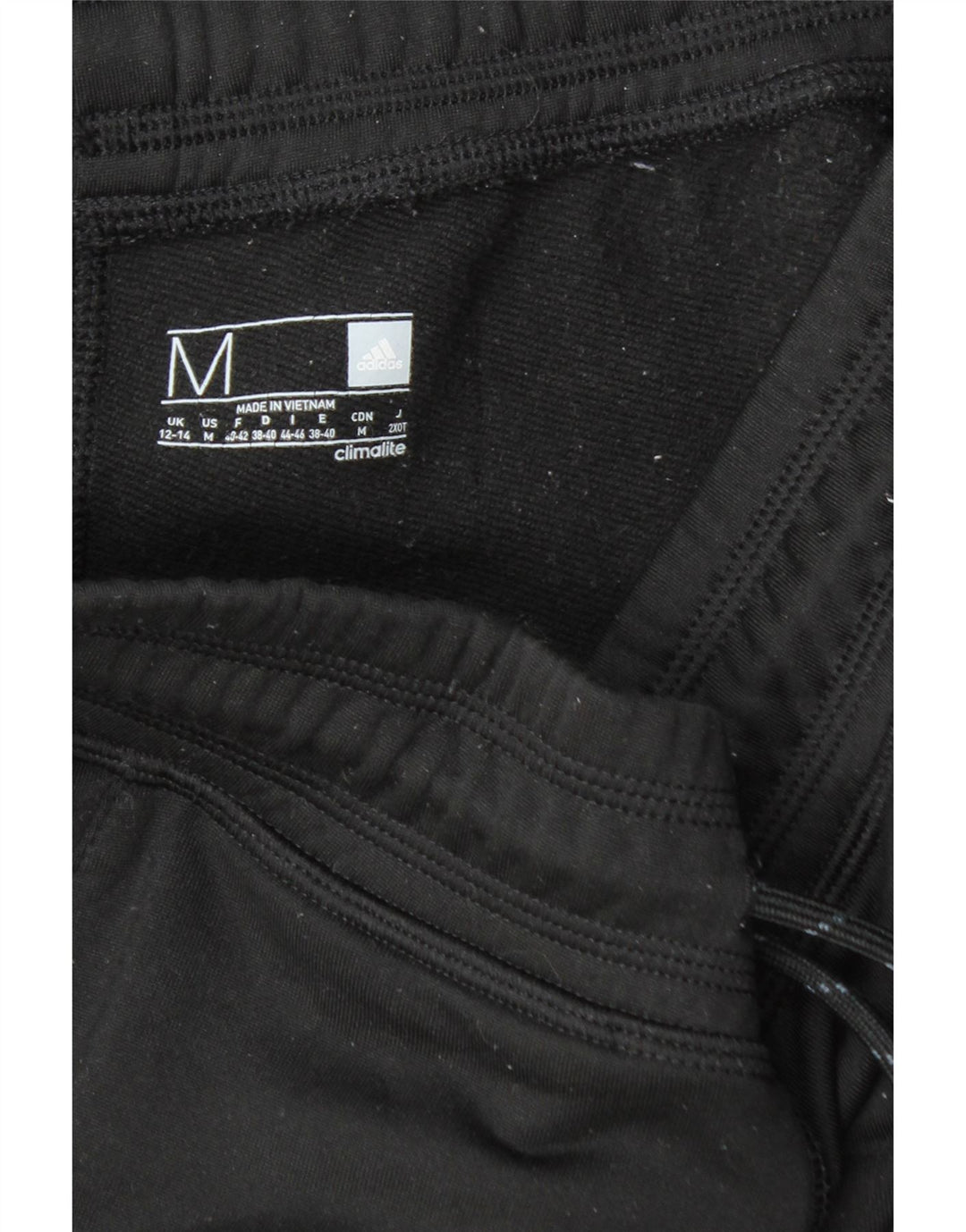 Pantaloni della tuta da donna Adidas UK 12/14 Medio Nero