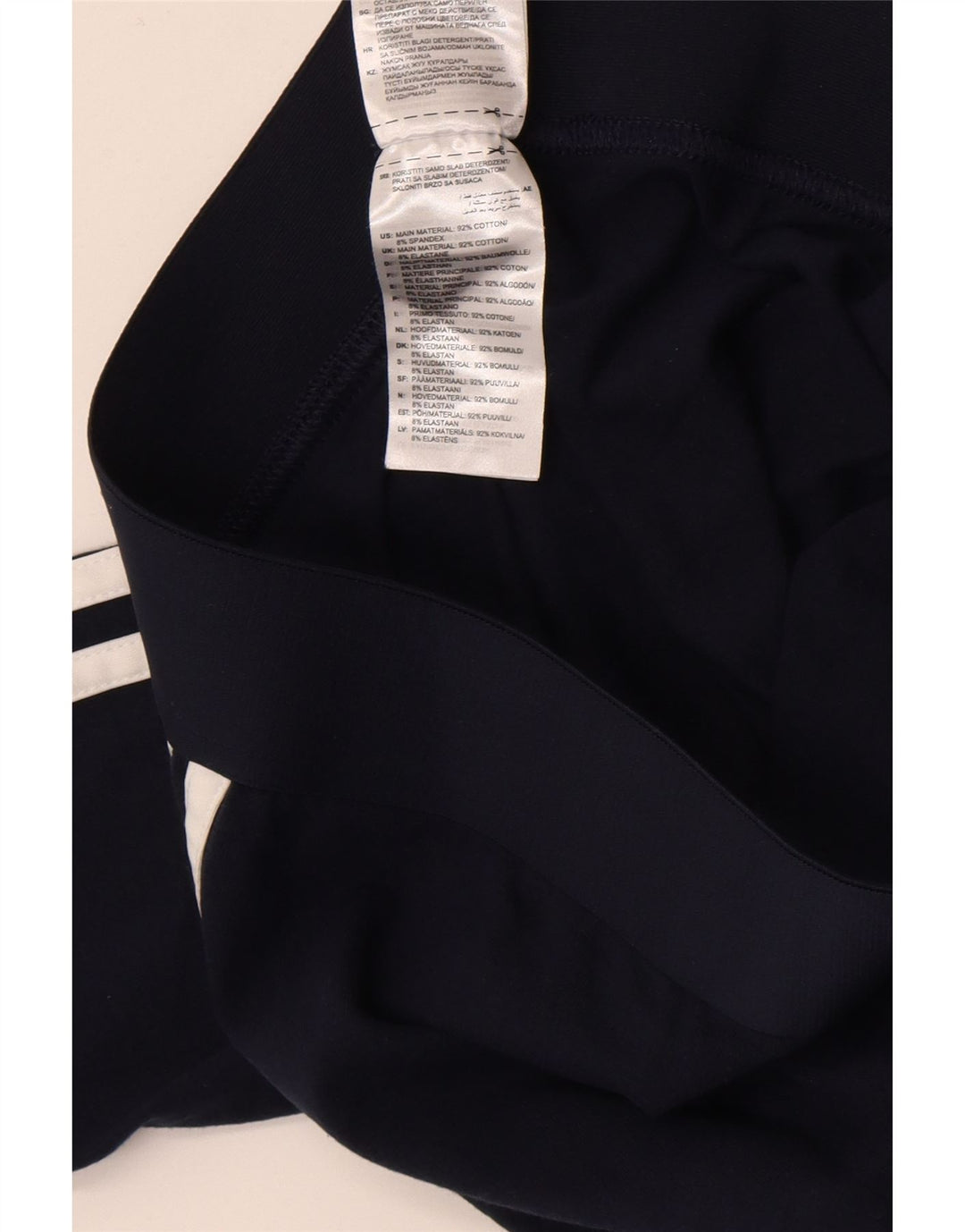 Leggings Adidas da donna UK 12/14 cotone blu navy medio