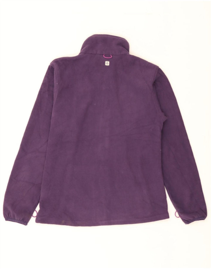 MOUNTAIN WAREHOUSE Girls Fleece Jacket 11-12 Years Purple Polyester Vintage Mountain Warehouse and Second-Hand Mountain Warehouse from Messina Hembry 