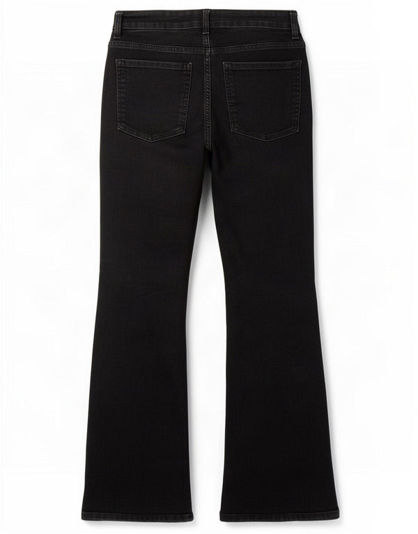 Jeans Marks & Spencer da donna Eva Bootcut UK 10 piccoli W27 L27 neri