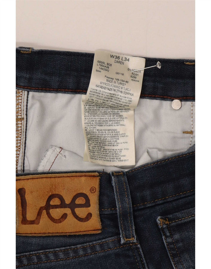 Jeans dritti da uomo Lee Daren W36 L34 cotone blu