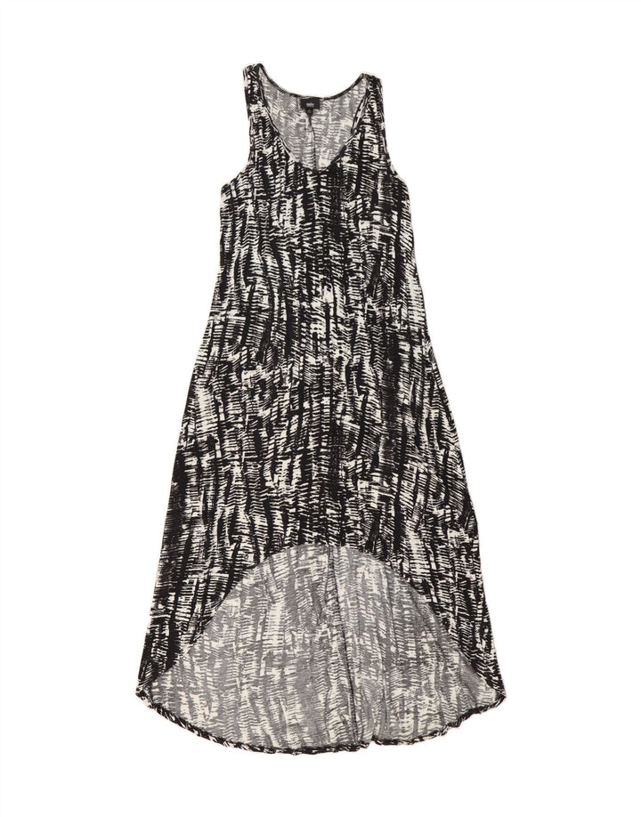 MOSSIMO Womens Sleeveless Maxi Dress UK 14 Large Black Geometric Vintage Mossimo and Second-Hand Mossimo from Messina Hembry 