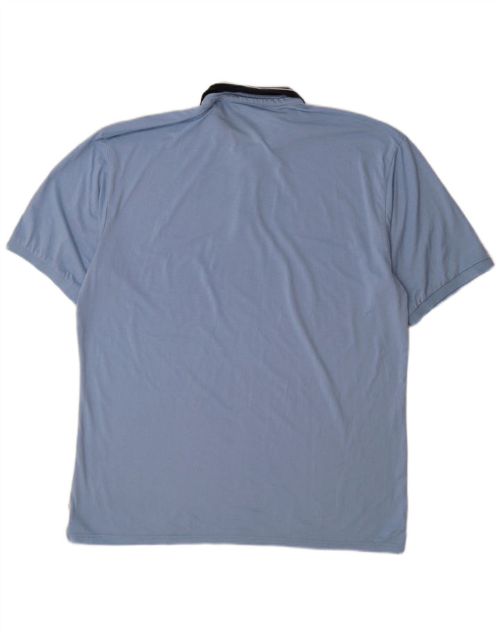 Polo da uomo Calvin Klein 2XL blu poliestere