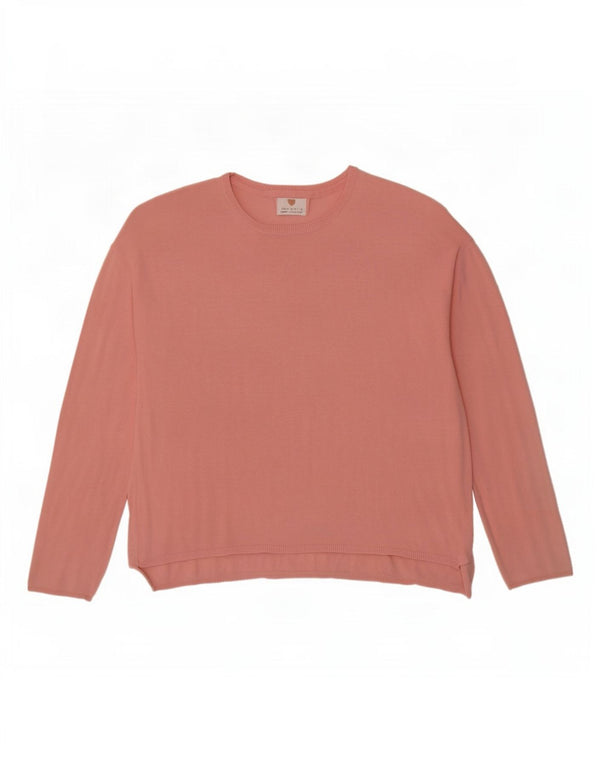 Maglione Zara per ragazze, vestibilità rilassata, con scollo a barchetta, 13-14 anni, rosa