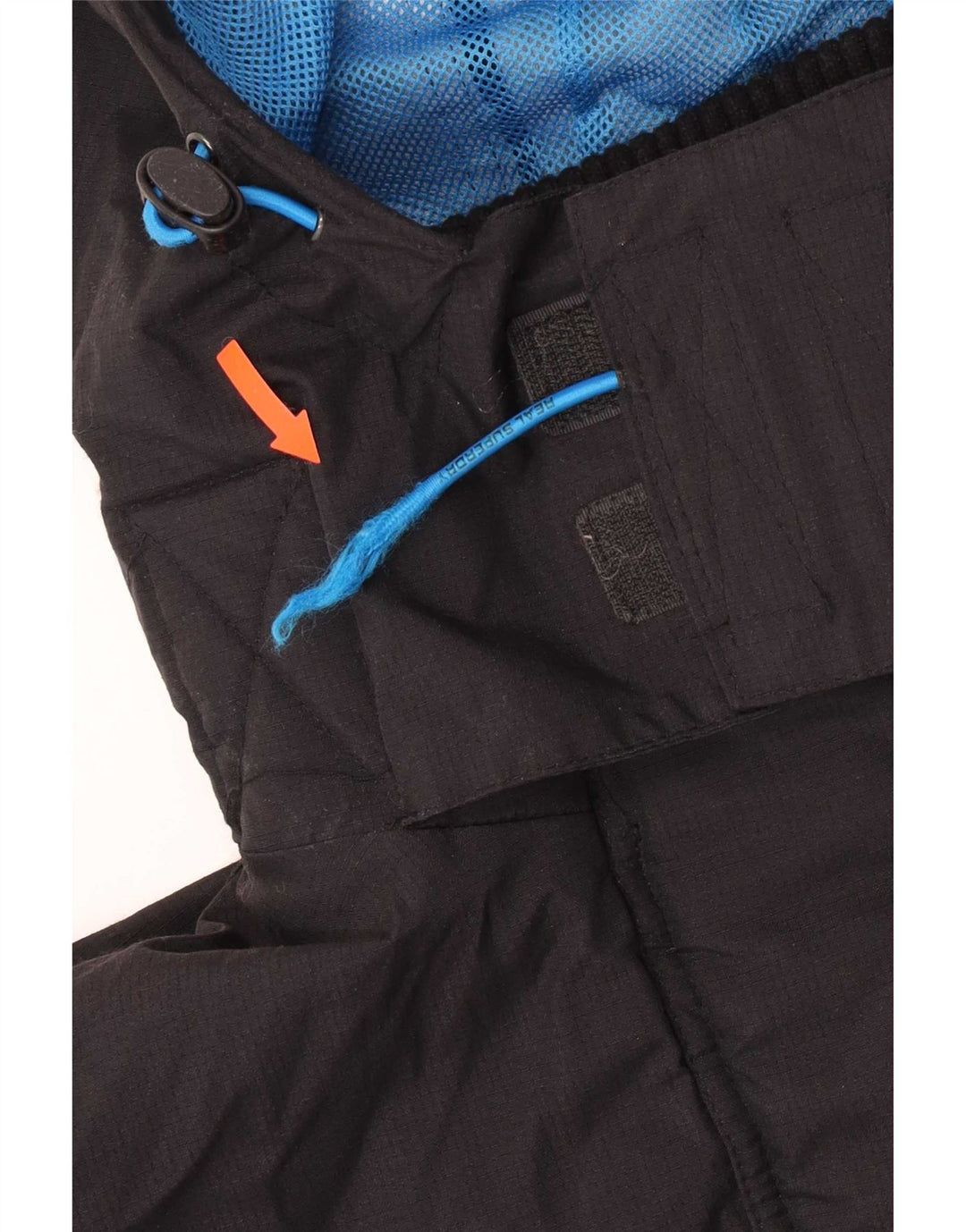 Giacca antipioggia da uomo con cappuccio Superdry Windcheater UK 40 Large Black Colourblock
