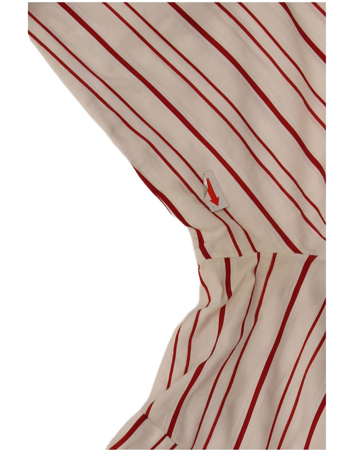 Maglia pullover con maniche a 3/4 da donna Zara UK 14 a righe grandi rosse