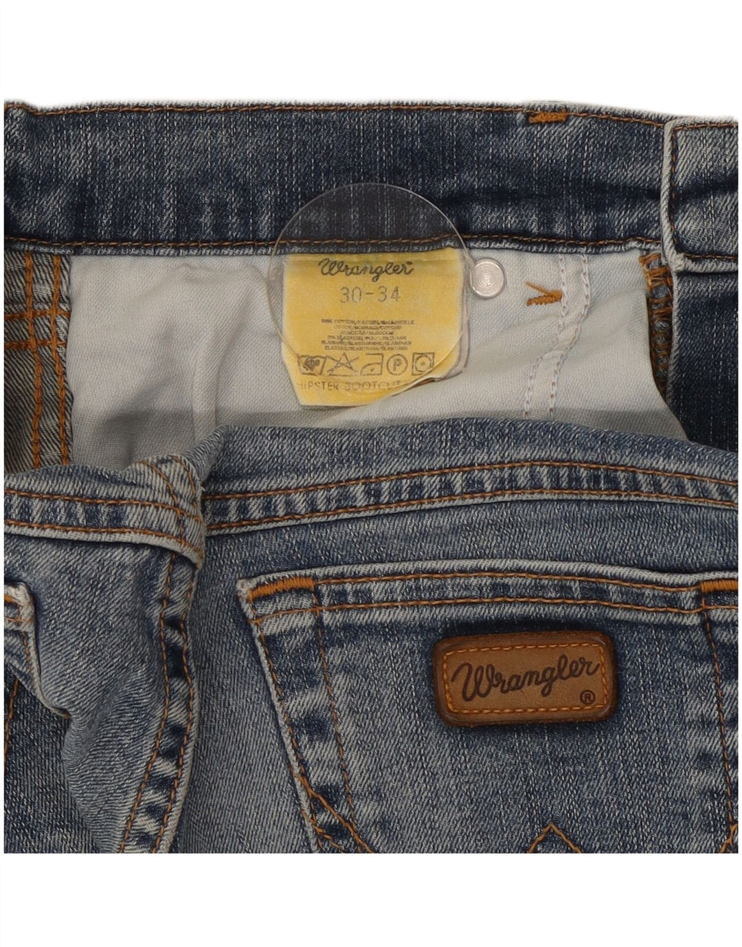 Jeans dritti da donna Wrangler W30 L28 Blu