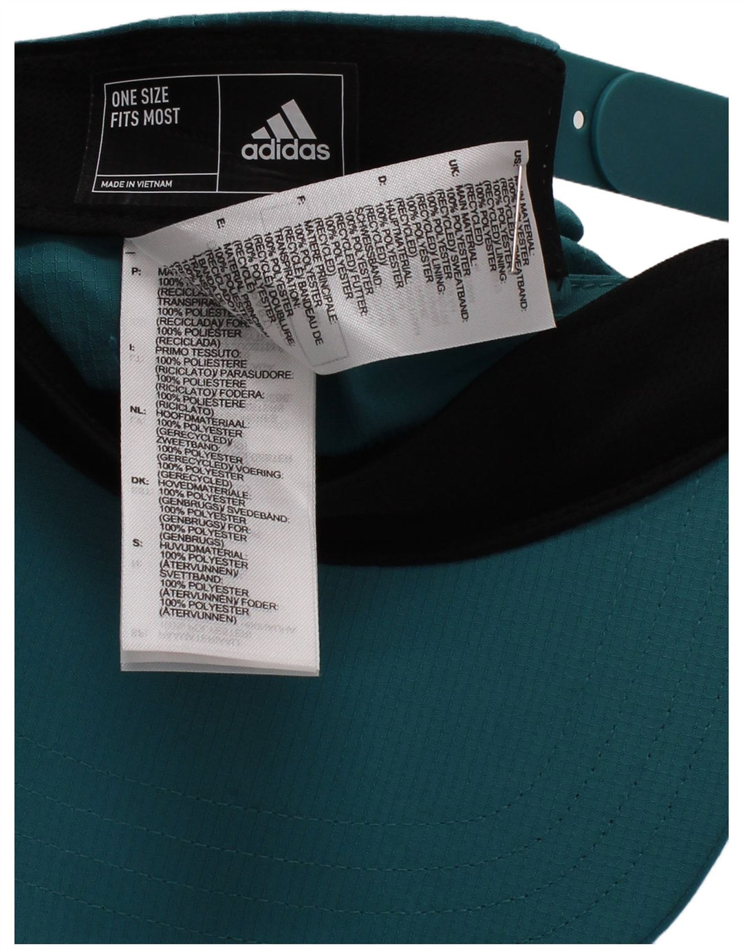Berretto da baseball da uomo Adidas Taglia unica Poliestere turchese