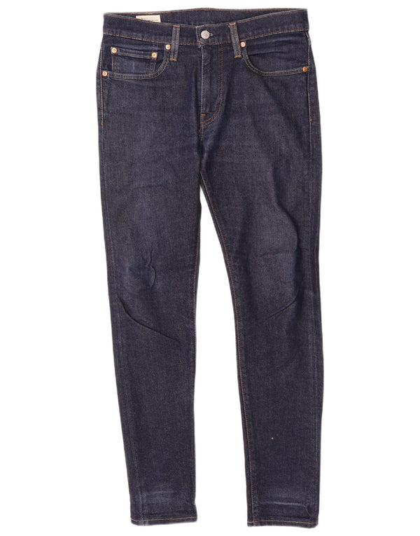 Jeans skinny affusolati da uomo LEVI'S W31 L30 cotone blu navy