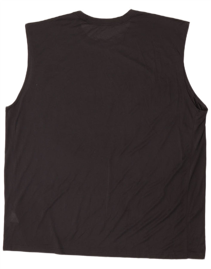 Canotta Nike Dri Fit da uomo 3XL nera in poliestere