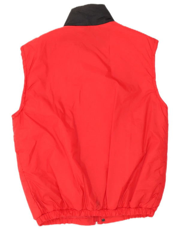 Gilet imbottito da uomo dal taglio ampio Ferrari UK 36 Small Rosso Colourblock Poliestere