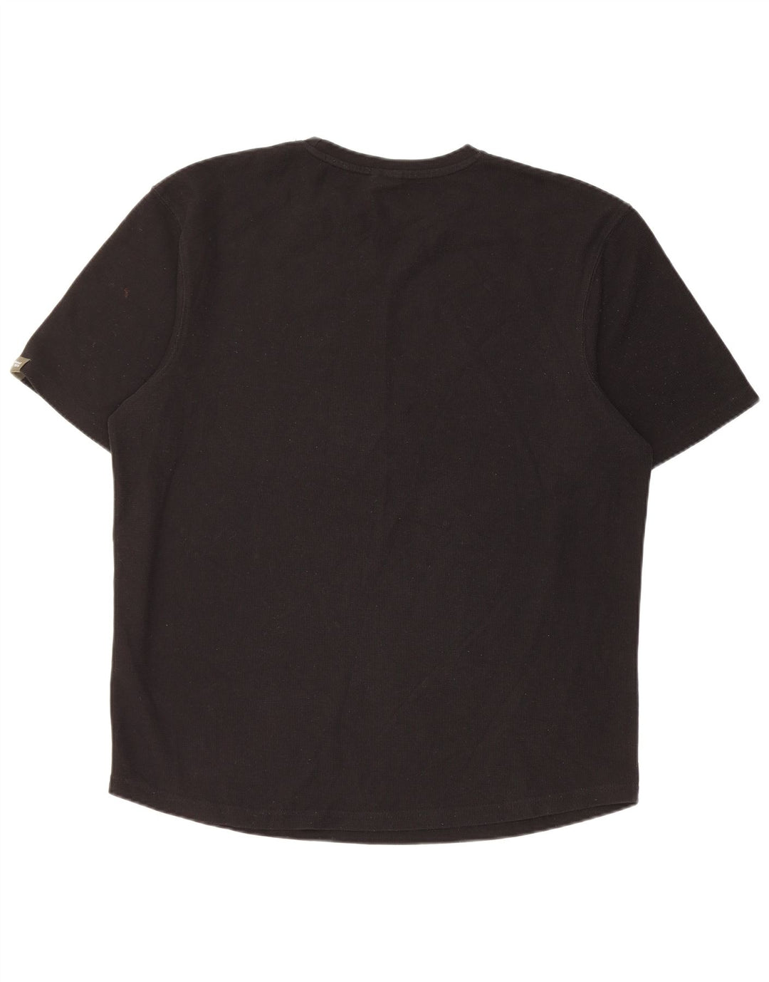 T-shirt da uomo Zara Top grande in poliestere nero